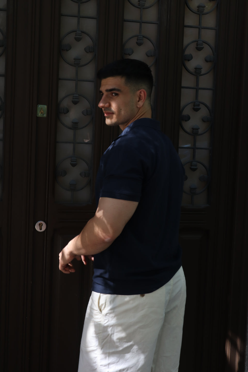 Polo Blue Navy Face Existence