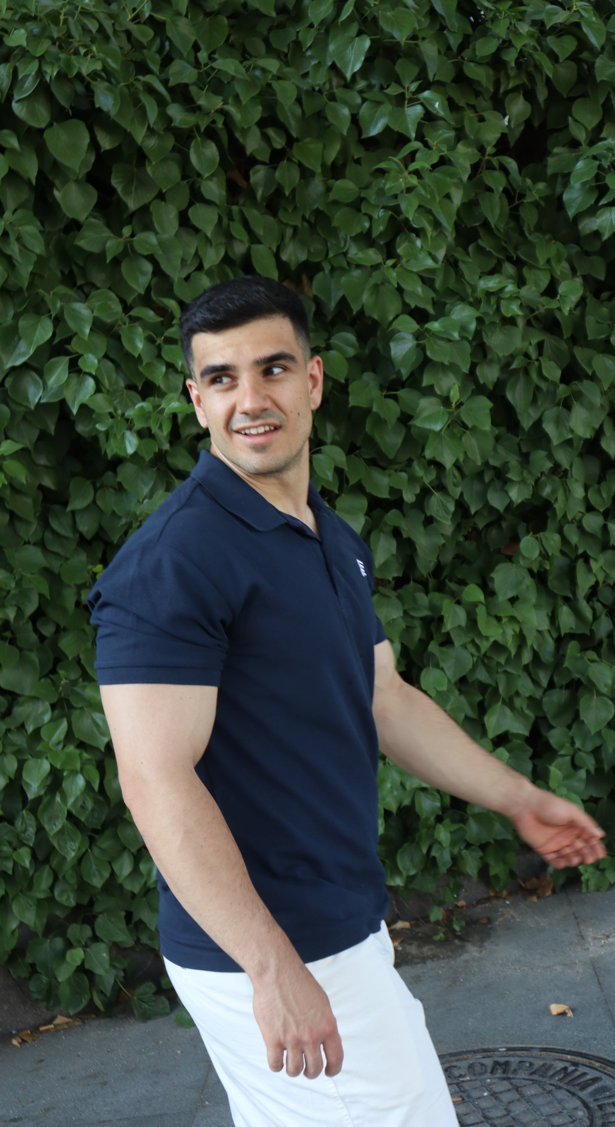 Polo Blue Navy Face Existence